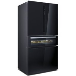 Siemens Frigorífico americano iQ700 con puerta de cristal - KF96RSBEA. Cristal negro
