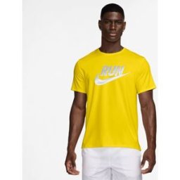 Nike Camiseta de hombre Miler Run Energy . (S) Amarillo
