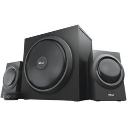 Trust Altavoces Yuri 2.1 con Subwoofer para PC. Negro