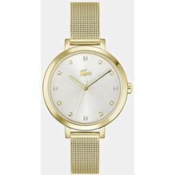 Lacoste Reloj de mujer Riga 2001401 de acero dorado. Oro