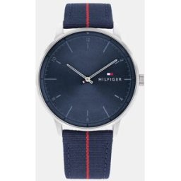 Tommy Hilfiger Reloj de hombre 1791844 de nylon azul. Azul