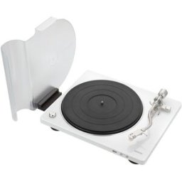 Denon Tocadiscos DP-450 USB de tres velocidades. Blanco