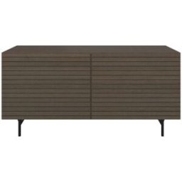 BoConcept Aparador de madera de roble con 2 puertas talladas Lugano . Roble