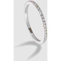 El Corte Inglés Anillo de oro blanco con diamantes. (14) Blanco