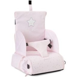 Cotton Juice Baby Home Trona de viaje estrellas. Rosa niño