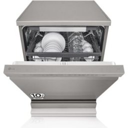 LG Lavavajillas 14 servicios, 60 cm, con bandeja para cubiertos - DF355FP. Inox antihuellas