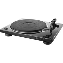 Denon Tocadiscos DP-450 USB de tres velocidades. Negro