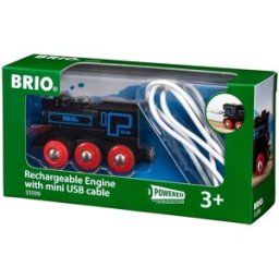 Brio Locotomora recargable con cable mini USB .