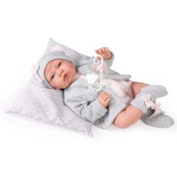 Muñecas Antonio Juan Muñeca Recien Nacida Gris.