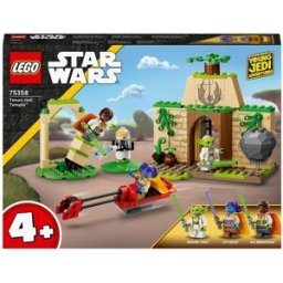 Lego Juguete de construcción Templo Jedi de Tenoo con el Maestro Yoda Young Jedi Adventures Star Wars - 75358.