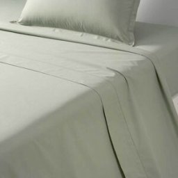 Olivier Desforges Sábana encimera algodón Alcove . (Cama 150 cm) Kaki