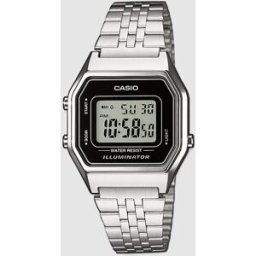 Casio Reloj de mujer de Collection LA680WEA-1EF Vintage Dig Mid Size. Plata