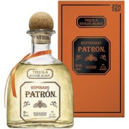 Patrón Estuche tequila Reposado 100% agave azul.
