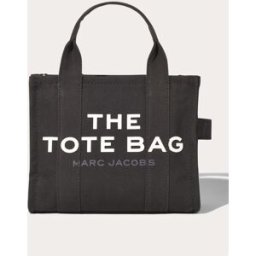 Marc Jacobs Bolso de mano Tote Mini de tejido. Negro