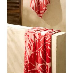 El Corte Inglés Toalla de playa Leaf. (95 x 160 cm) Fucsia