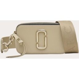 Marc Jacobs Bandolera Snapshot de piel. Verde