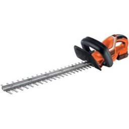 Black & Decker Cortasetos batería 45 cm. Naranja / Negro