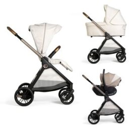 Chicco Carro de bebé Bellagio 3 piezas : silla paseo, capazo gran comfort y silla de coche First Seat Recline. Beige niño