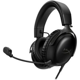 HyperX Auriculares con micrófono Gaming Cloud III con cable. Negro
