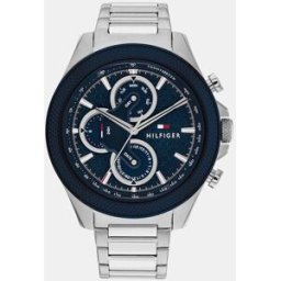 Tommy Hilfiger Reloj de hombre Clark 1792080 multifunción de acero. Plata