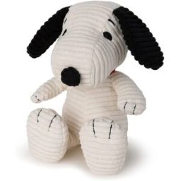 Bon Ton Peluche Snoopy sentado Corduroy Cream 19 cm Peanuts Toys.