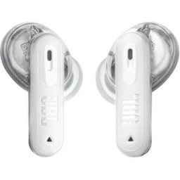 JBL Auriculares Tune Beam 2 True Wireless con cancelación de ruido. Blanco translúcido