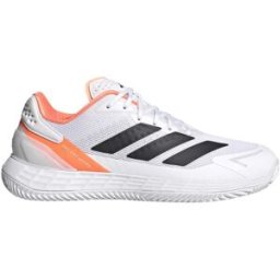Adidas Zapatillas de tenis y pádel de hombre DEFIANT SPEED 2 CL . (46 y 2/3) Blanco / Naranja