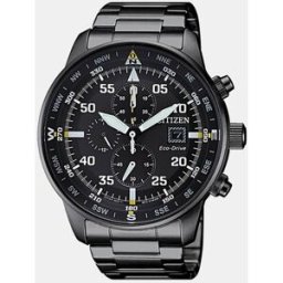 Citizen Reloj de hombre Of Collection Crono Aviator CA0695-84E Eco-Drive de acero. Plata