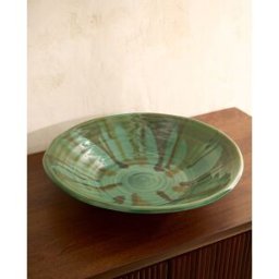 El Corte Inglés Centro de mesa terracota Glas. Verde oscuro