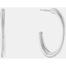 Calvin Pendientes Playful Organic Shapes de acero. Plata