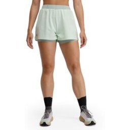 Siroko Pantalón corto doble capa trail running mujer Araroa . (S) Verde menta