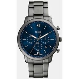 Fossil Reloj de hombre Neutra FS6111 cronógrafo de acero bronce. Azul