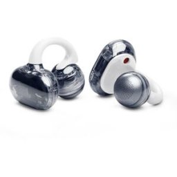 JBL Auriculares True Wireless de conducción de aire Soundgear Clips, IP54, hasta 32h. reproducción total, carga rápida.. Blanco