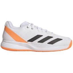 Adidas Zapatillas de tenis y pádel de hombre COURTFLASH SPEED 2 . (41 y 1/3) Blanco / Naranja