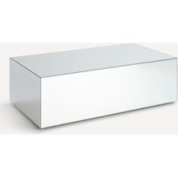 El Corte Inglés Mesa de centro rectangular de espejo Ovar . (130 x 70 cm) Espejo