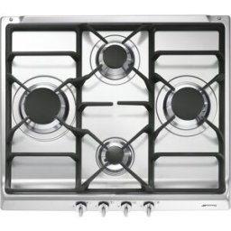 SMEG Placa gas 4 quemadores - S60GHS. Inox