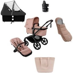 Bugaboo Pack imprescindibles - invierno beige con saco marrón Fox 5 Renew. Beige niño