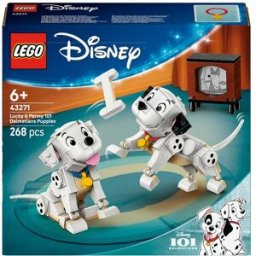 Lego Juego de construcción Lucky y Penny: Cachorros de 101 Dálmatas Disney - 43271.