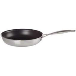 Le Creuset Sartén baja de Acero Inoxidable Classic con revestimiento . (Sartén de 24 cm) Gris