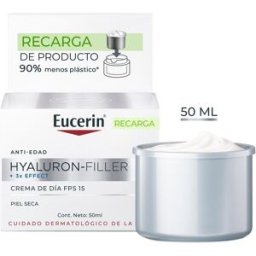 Eucerin® Recarga Crema de Día Hyaluron Filler Piel Seca SPF15 Eucerin. (50 ml)