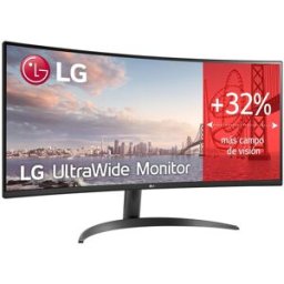 LG Monitor PC Curvo 86,42 cm (34') Ultrawide 34WR50QK-B, 100 Hz, UWQHD, 21:9. Negro