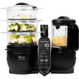 Babymoov Robot de cocina 6 en 1 Nutribaby (+) XL. Negro