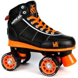 KRF Patines en Paralelo unisex Quad Roller Rental Senior negro The New Urban Concept. (37) Negro
