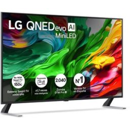 LG TV QNED evo MiniLED AI 139cm (55') 55QNED85A6C, 4K Smart TV (Reacondicionado Grado A). Negro