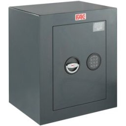 FAC Caja Fuerte Electrónica de Sobreponer Rasha 104-ES. Metalizado