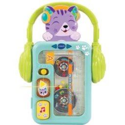 Vtech Juguete para bebés Walkman infantil Descubre la música, Casette interactivo Baby.