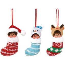 Monchhichi Peluche Adornos De Navidad Surtidos .
