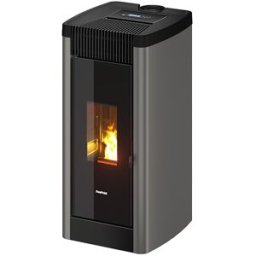 FREEPOINT Estufa Pellets Steel Airtight Canalizable Wi-Fi 8,5 kW. Titanio