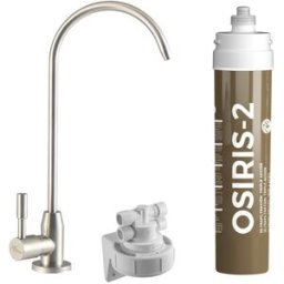 BBAGUA Filtro Agua con triple Acción bajo Encimera Osiris 2. Acero Inox