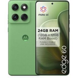 Motorola edge 60 12 GB + 512 GB móvil libre. (512 GB + 12 GB RAM) PANTONE Shamrock
